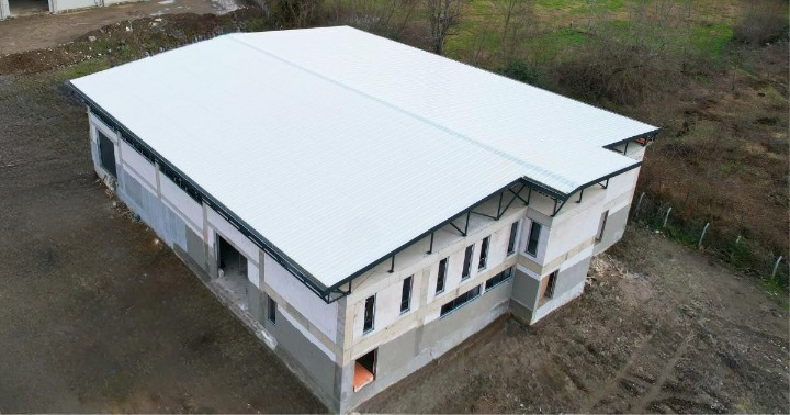 EMEK TARIM - HALK EKMEK FABRİKASI ÇELİK KONSTRÜKSİYON ÇATI PROJESİ