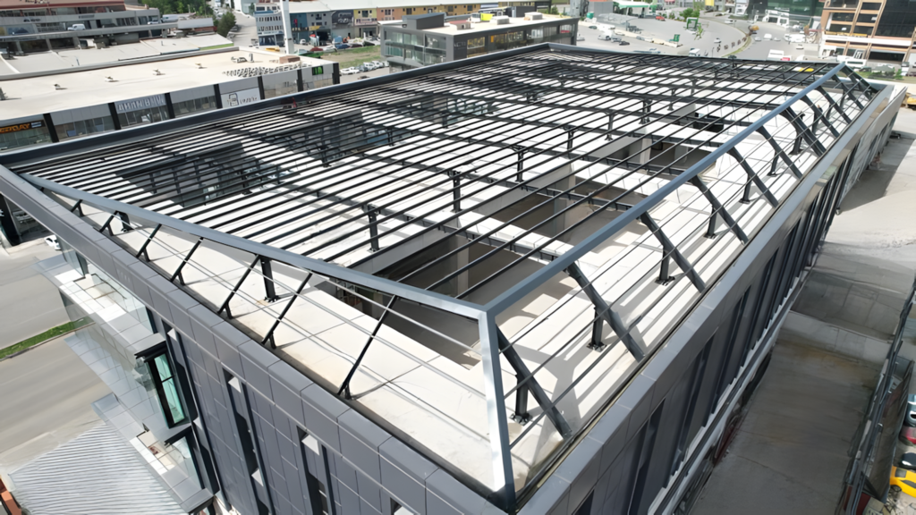 BKS CAM BALKON SİSTEMLERİ - ÇATI  YAPIMI